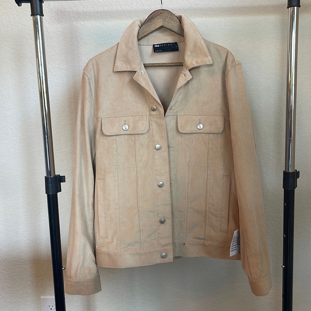 ASOS Men’s Corduroy Jacket in beige